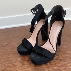Black heels